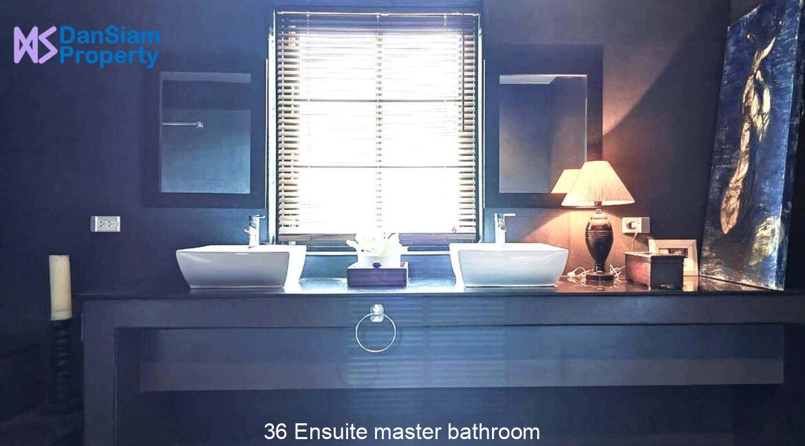 36 Ensuite master bathroom