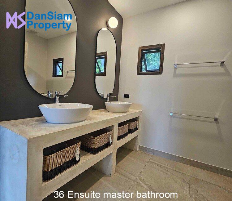 36 Ensuite master bathroom