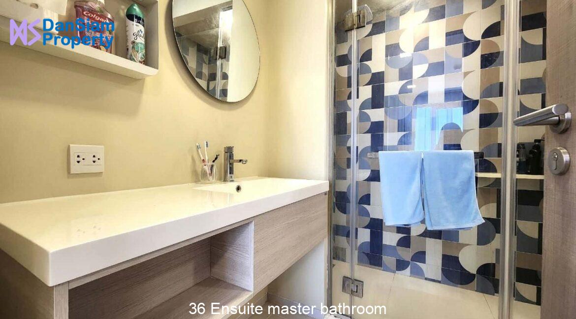 36 Ensuite master bathroom