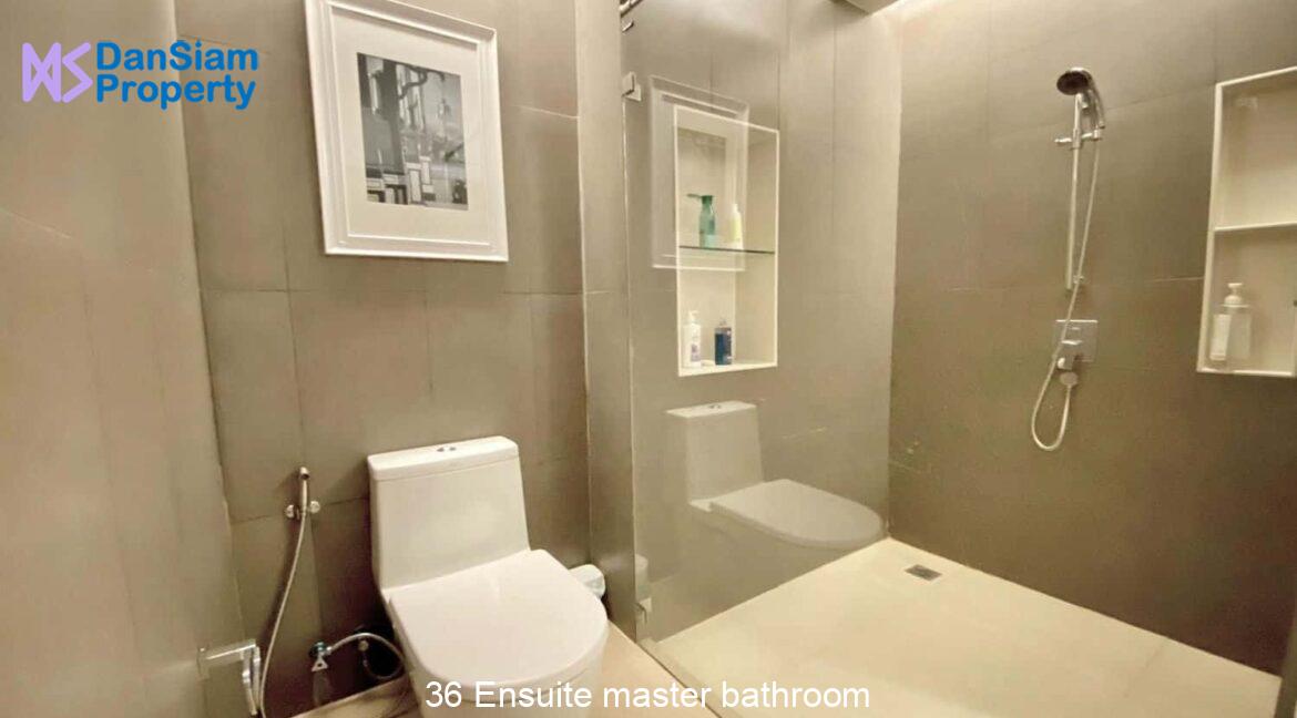 36 Ensuite master bathroom