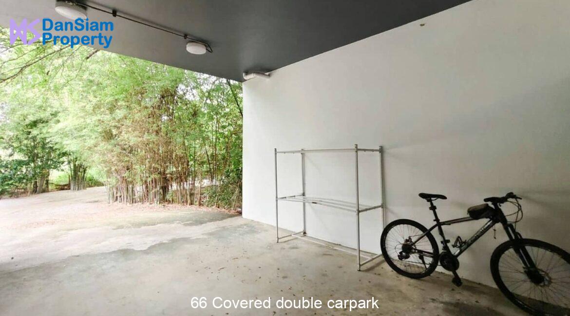 66 Covered double carpark