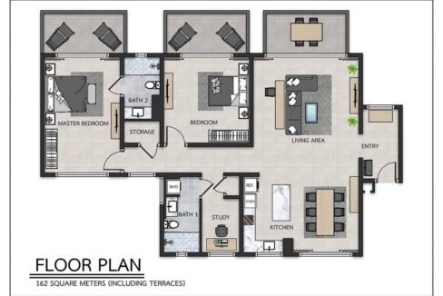 70 Condo Floorplan