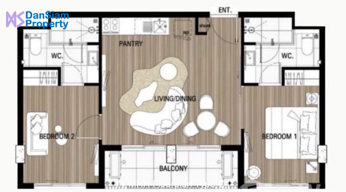 71 MHH Floorplan Type-C1