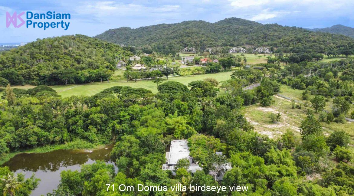 71 Om Domus villa birdseye view