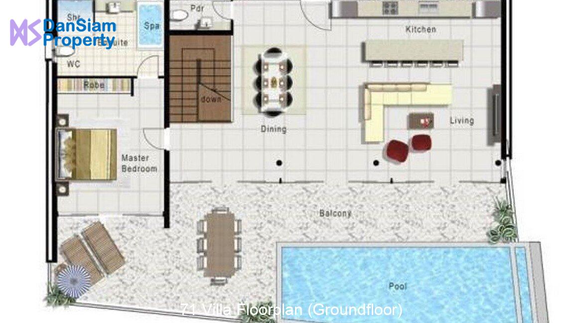 71 Villa Floorplan (Groundfloor)