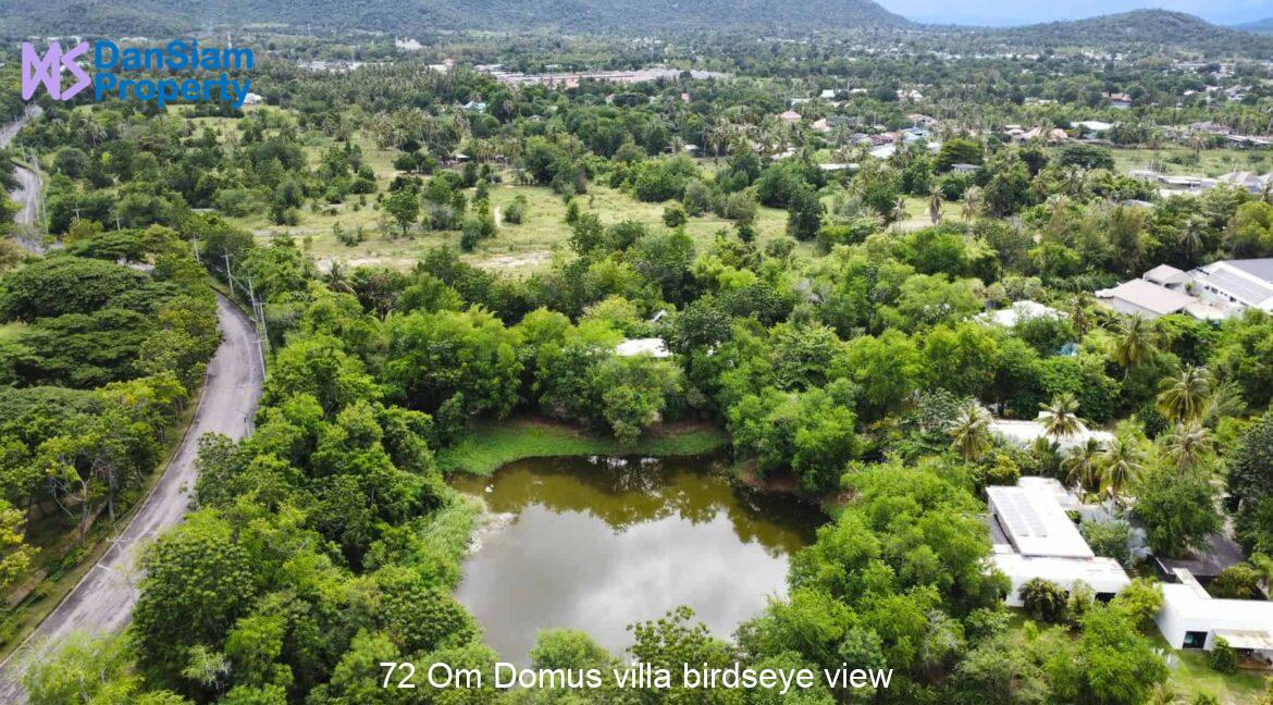 72 Om Domus villa birdseye view