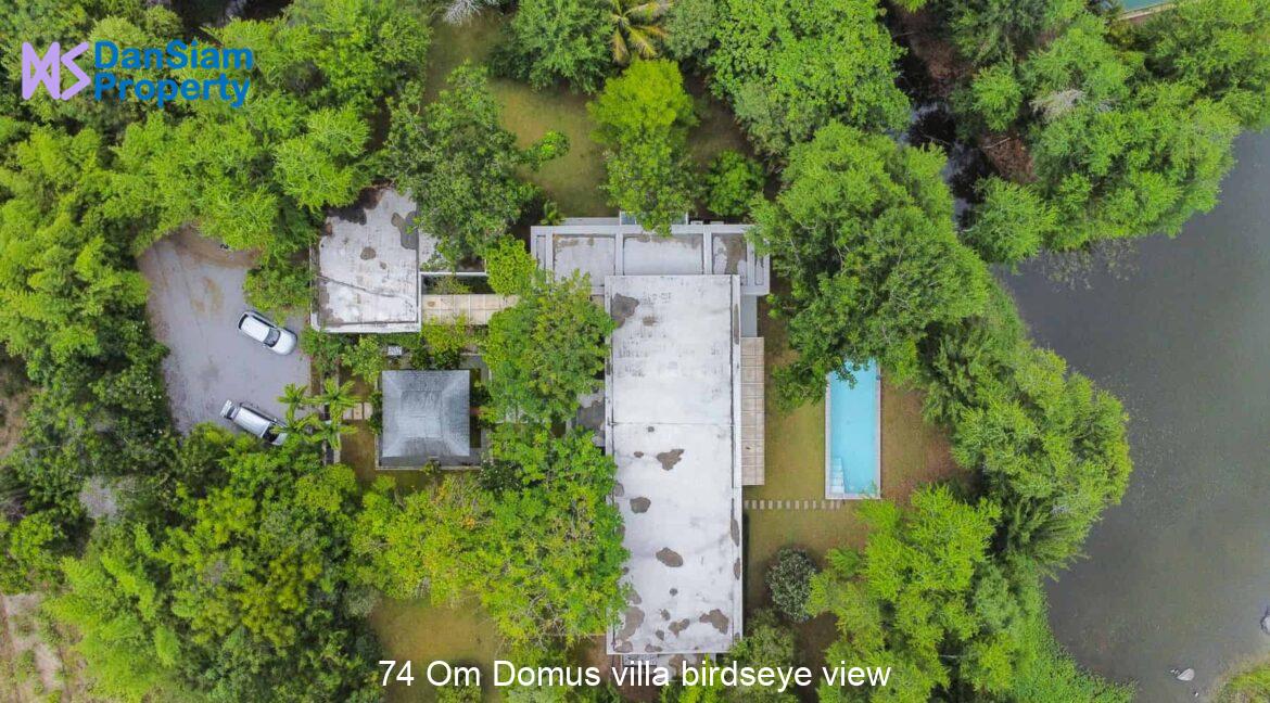 74 Om Domus villa birdseye view