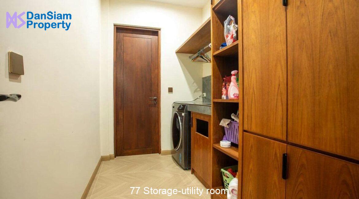 77 Storage-utility room