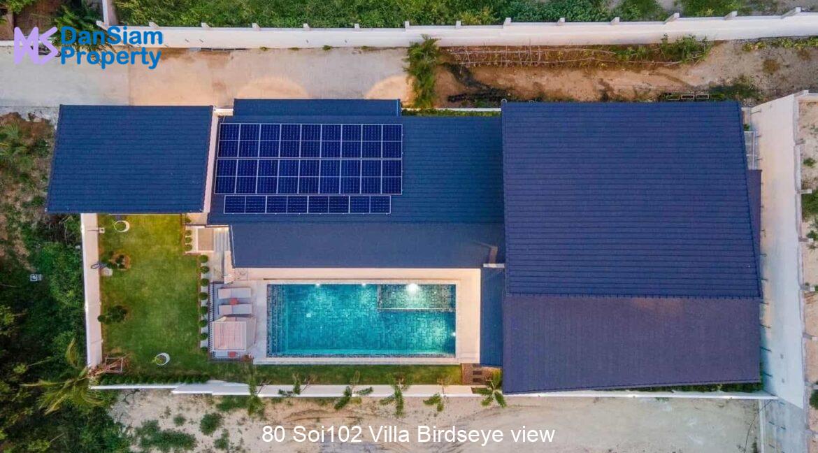 80 Soi102 Villa Birdseye view