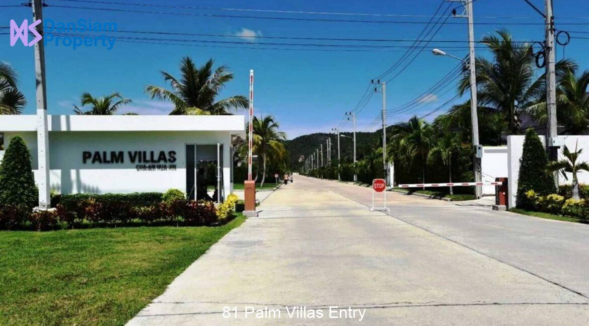 81 Palm Villas Entry