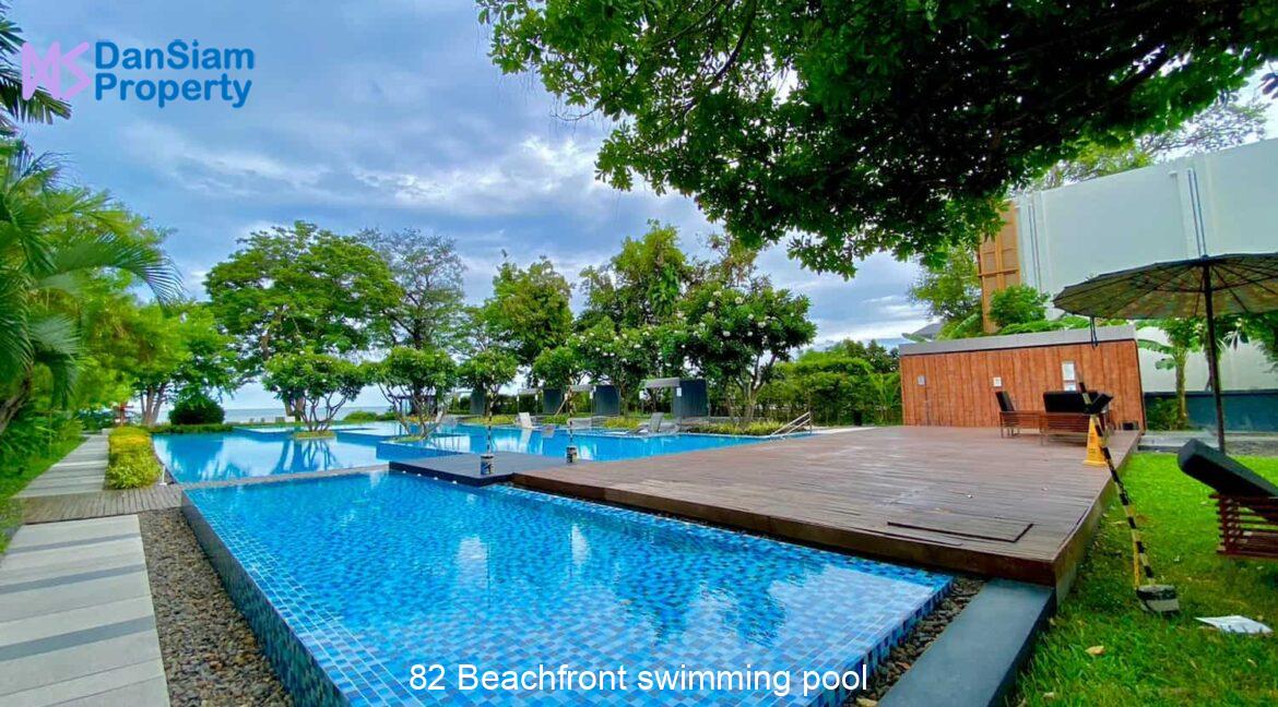 82 Beachfront swimming pool