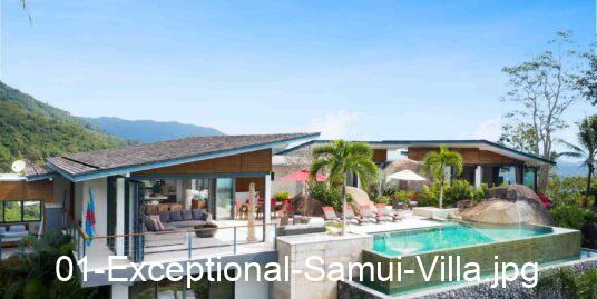 Exceptional Panoramic Sea View Villa in Koh Samui Hills