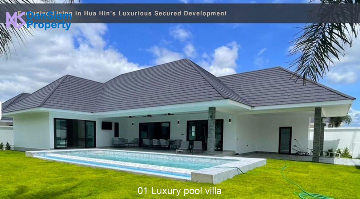 01 Luxury pool villa