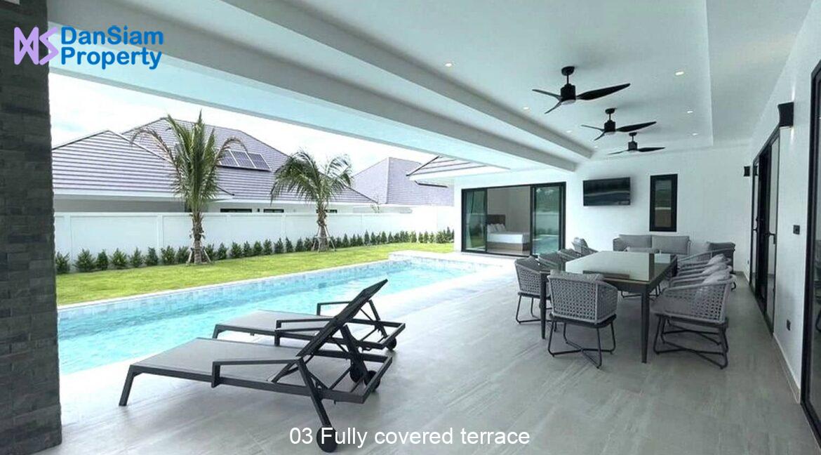 03 Fully covered terrace