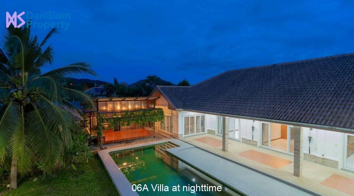 06A Villa at nighttime