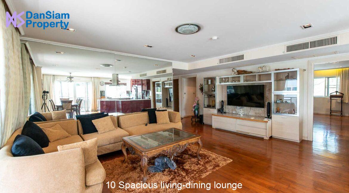 10 Spacious living-dining lounge