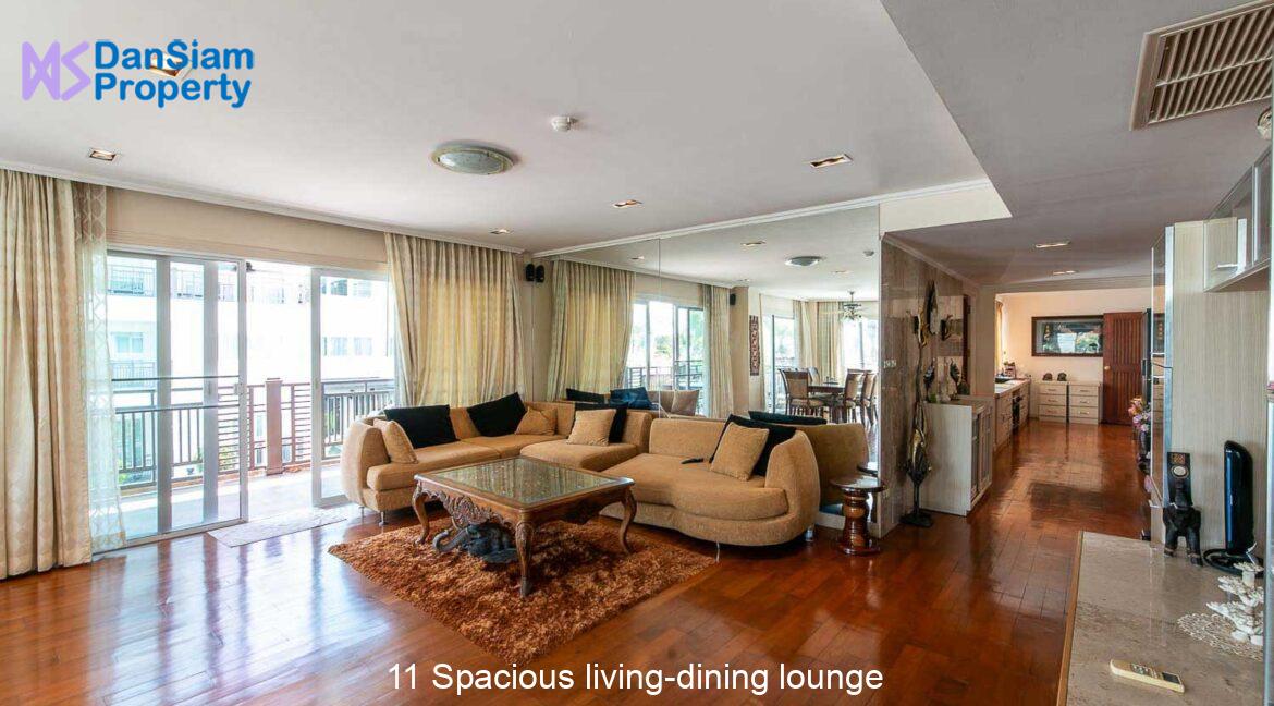 11 Spacious living-dining lounge