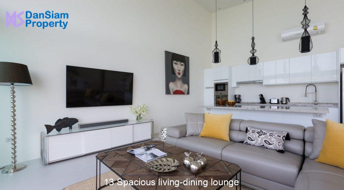 13 Spacious living-dining lounge