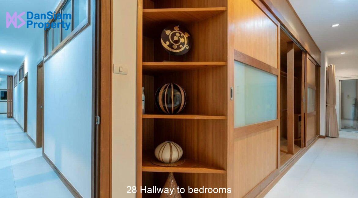 28 Hallway to bedrooms