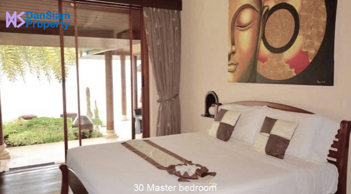 30 Master bedroom