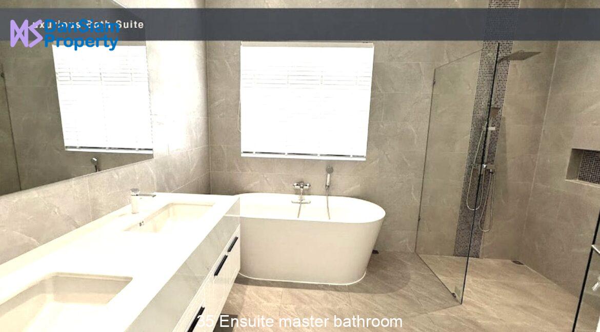 35 Ensuite master bathroom