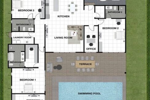 73 Villa Floorplan (Type-B2)