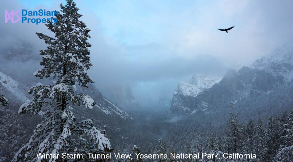 Winter Storm, Tunnel View, Yosemite National Park, California