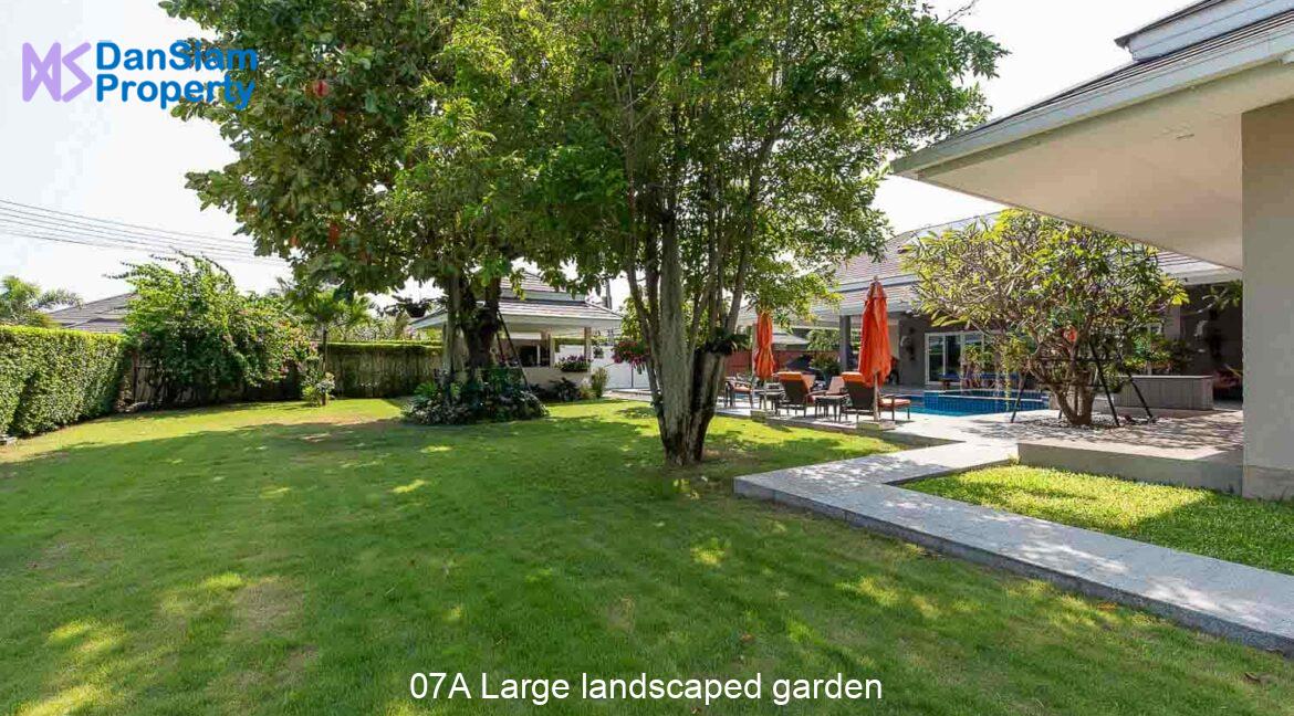 07A Large landscaped garden