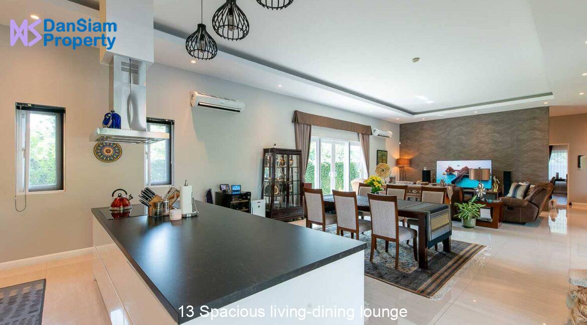 13 Spacious living-dining lounge