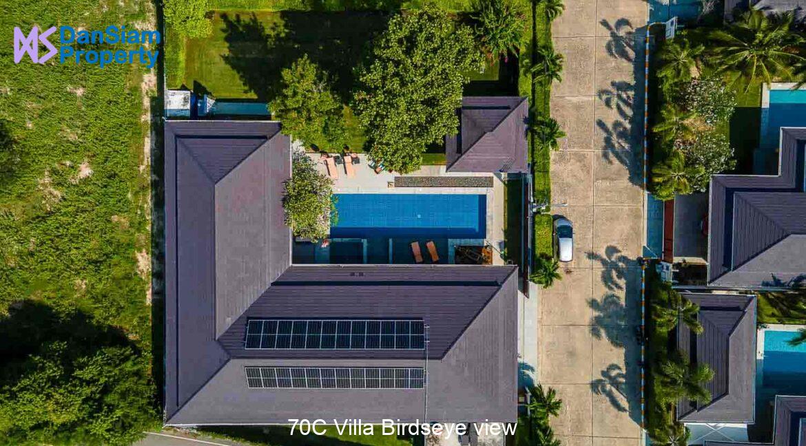 70C Villa Birdseye view